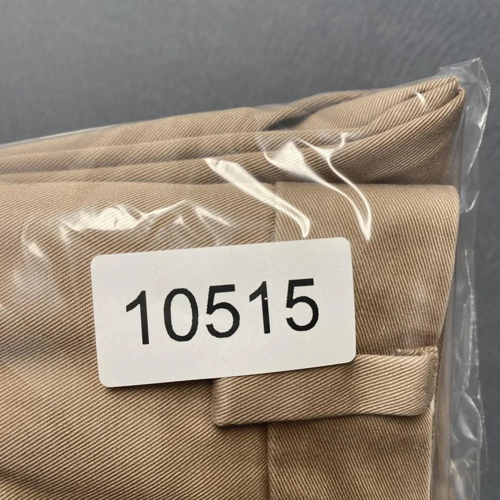 LL Bean Pants Mens‎ 35 Khaki Standard Fit 100% Cotton Chino Flat Front Casual